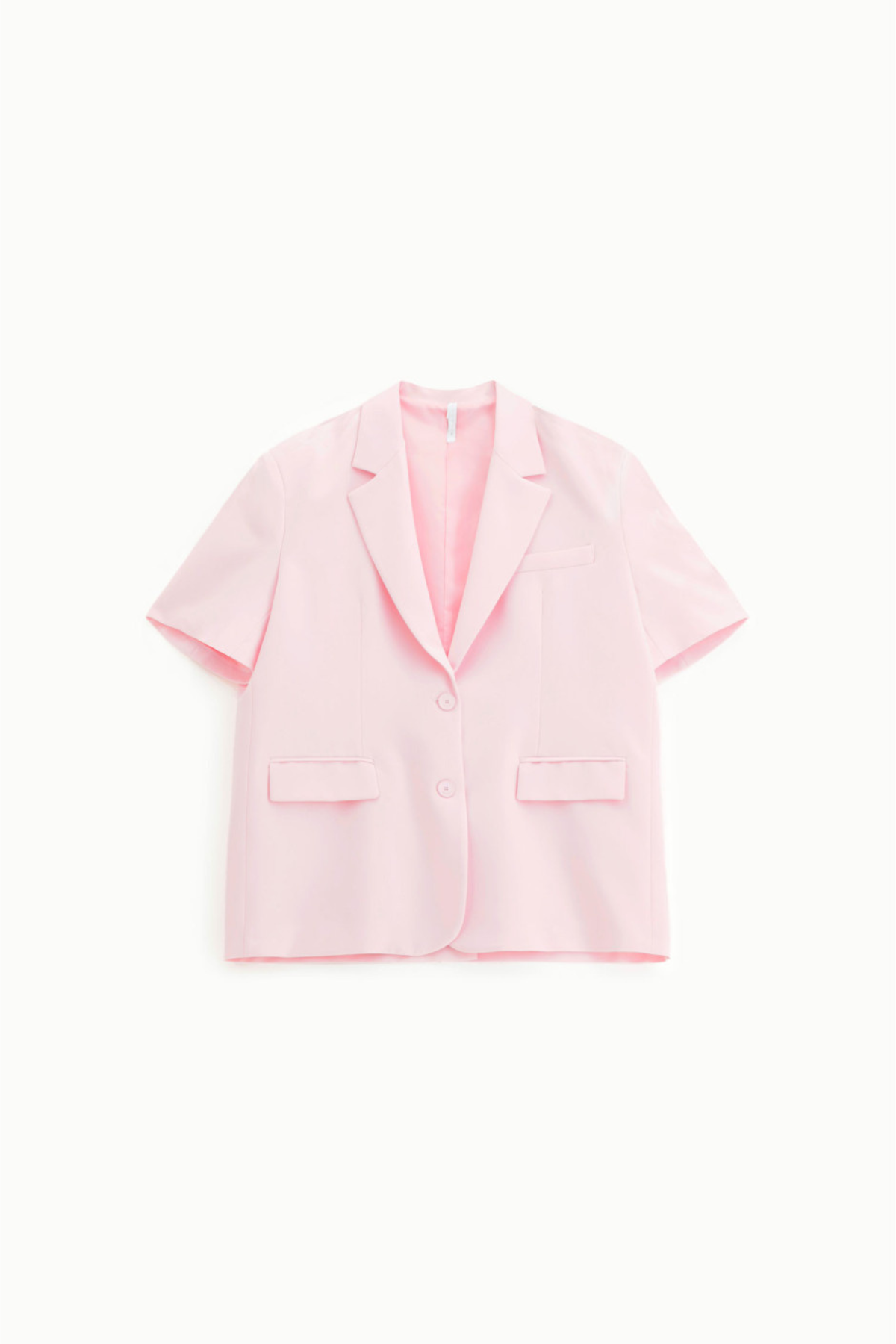 blazer manche courte rose